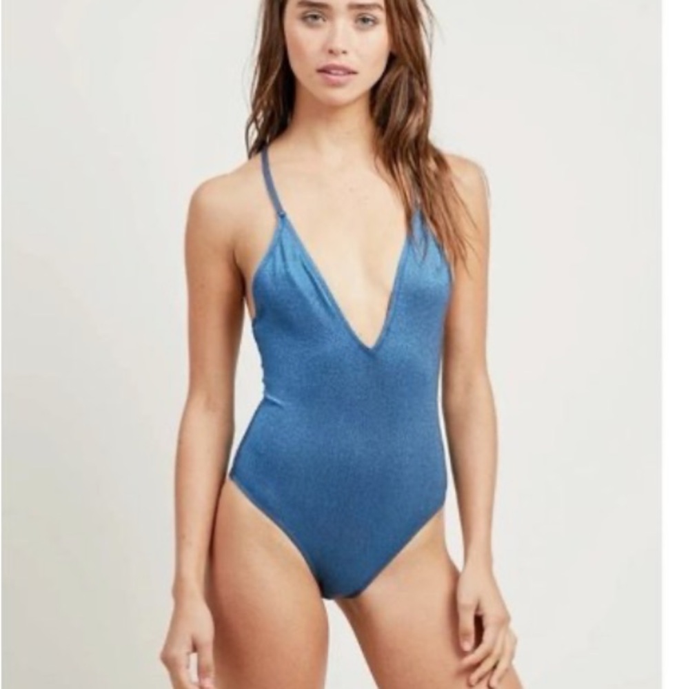 Morgan Lane Sparkling Blue One Piece